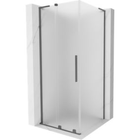Kabina prysznicowa Mexen Velar L rozsuwana 120 x 120 cm szron gun metal 1 szt.