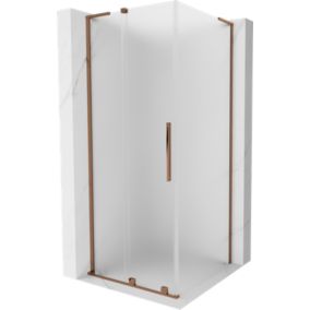 Kabina prysznicowa Mexen Velar L rozsuwana 120 x 120 cm szron różowe złoto 1 szt.