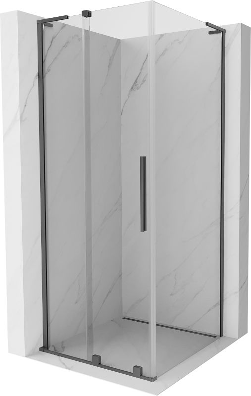 Kabina prysznicowa Mexen Velar L rozsuwana 120 x 120 cm transparent gun metal 1 szt.