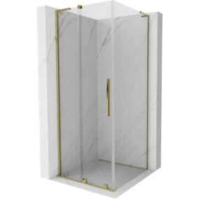 Kabina prysznicowa Mexen Velar L rozsuwana 120 x 120 cm transparent złota 1 szt.