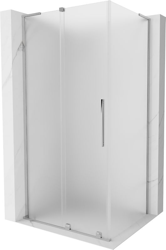 Kabina prysznicowa Mexen Velar L rozsuwana 120 x 70 cm szron chrom 1 szt.