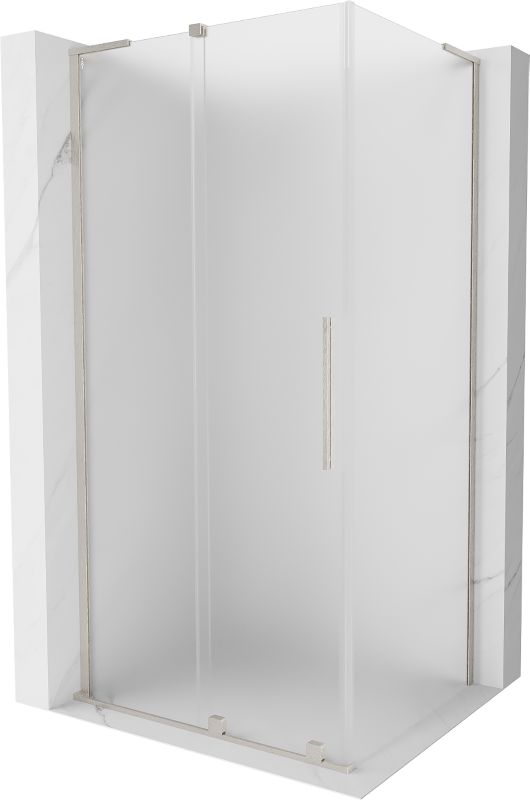 Kabina prysznicowa Mexen Velar L rozsuwana 120 x 85 cm szron nikiel szczotkowany 1 szt.