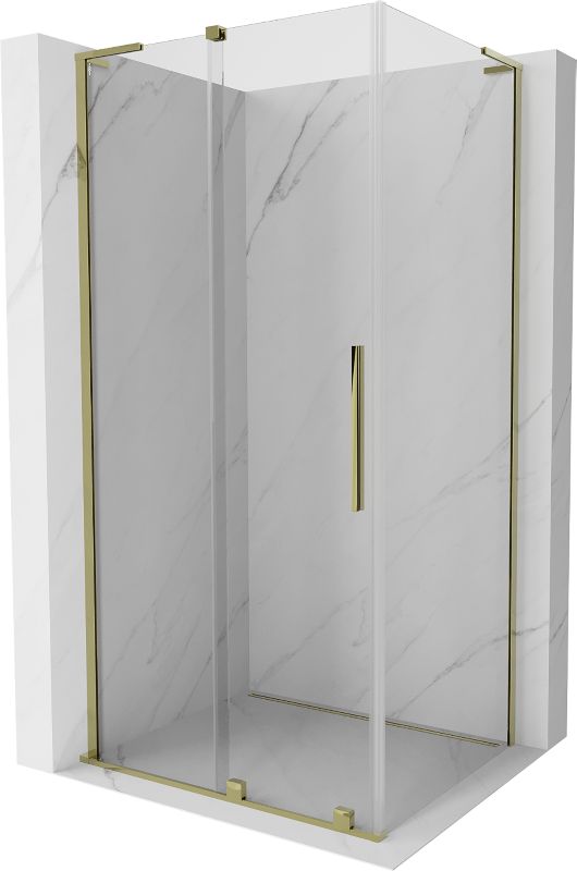 Kabina prysznicowa Mexen Velar L rozsuwana 90 x 70 cm transparent złota 1 szt.