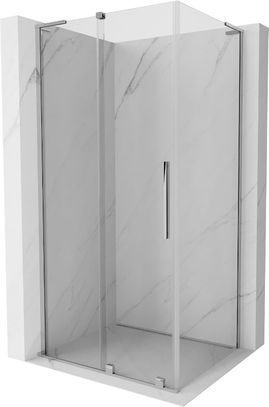 Kabina prysznicowa Mexen Velar L rozsuwana 90 x 75 cm transparent chrom 1 szt.