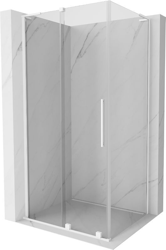 Kabina prysznicowa Mexen Velar L rozsuwana 90 x 85 cm transparent biała 1 szt.