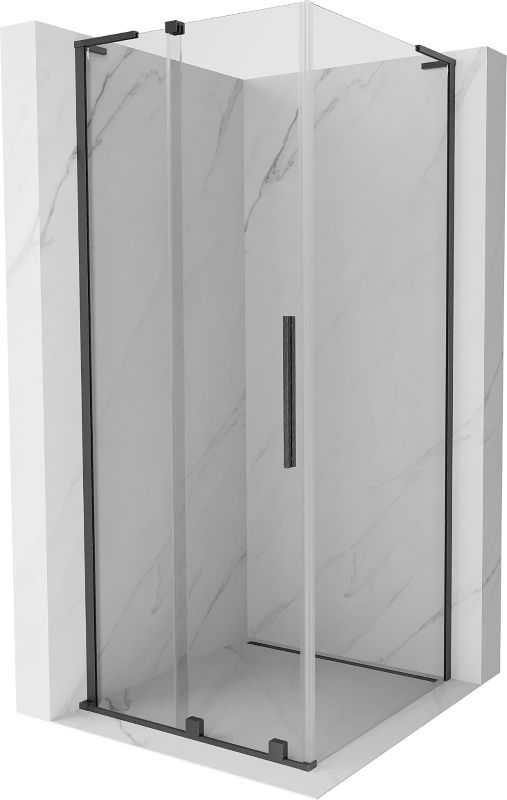 Kabina prysznicowa Mexen Velar L rozsuwana 90 x 90 cm transparent gun gray szczotkowany 1 szt.