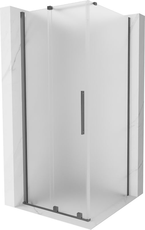 Kabina prysznicowa Mexen Velar rozsuwana 110 x 110 cm szron gun metal 1 szt.