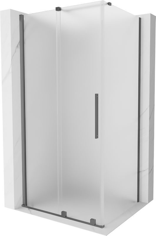 Kabina prysznicowa Mexen Velar rozsuwana 120 x 110 cm szron gun metal 1 szt.