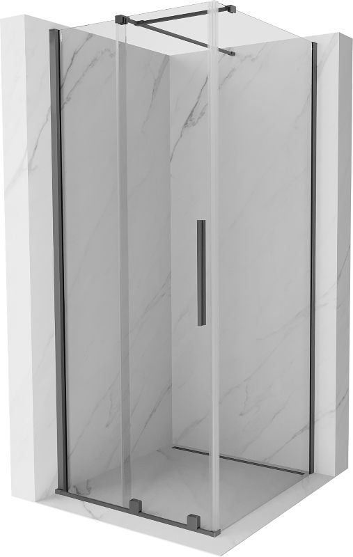 Kabina prysznicowa Mexen Velar rozsuwana 120 x 120 cm transparent gun metal 1 szt.