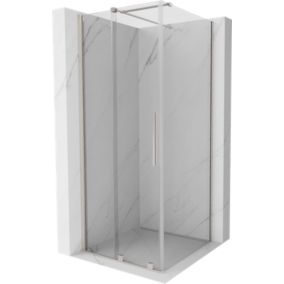 Kabina prysznicowa Mexen Velar rozsuwana 120 x 120 cm transparent nikiel szczotkowany 1 szt.