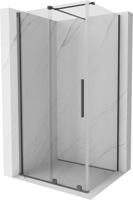 Kabina prysznicowa Mexen Velar rozsuwana 130 x 100 cm transparent gun metal 1 szt.