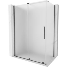 Kabina prysznicowa Mexen Velar rozsuwana 130 x 70 cm szron gun gray szczotkowany 1 szt.