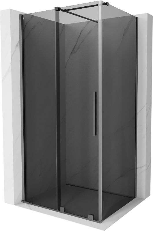 Kabina prysznicowa Mexen Velar rozsuwana 130 x 80 cm grafit gun metal 1 szt.