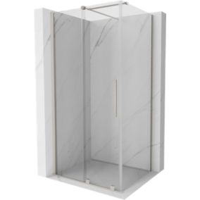 Kabina prysznicowa Mexen Velar rozsuwana 130 x 85 cm transparent nikiel szczotkowany 1 szt.