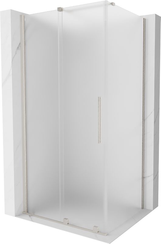 Kabina prysznicowa Mexen Velar rozsuwana 150 x 100 cm szron nikiel szczotkowany 1 szt.