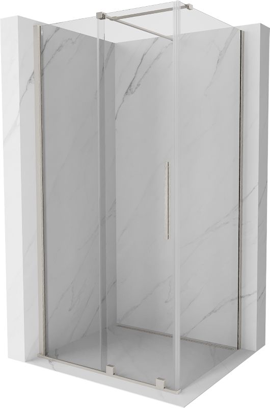 Kabina prysznicowa Mexen Velar rozsuwana 150 x 100 cm transparent nikiel szczotkowany 1 szt.