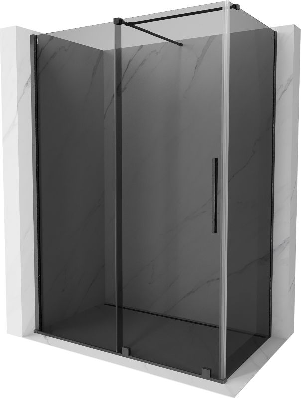 Kabina prysznicowa Mexen Velar rozsuwana 150 x 70 cm grafit gun gray szczotkowany 1 szt.