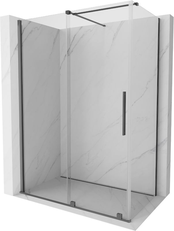 Kabina prysznicowa Mexen Velar rozsuwana 150 x 70 cm transparent gun metal 1 szt.