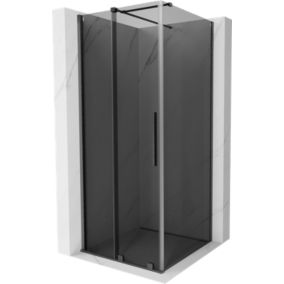 Kabina prysznicowa Mexen Velar rozsuwana 90 x 90 cm grafit gun gray szczotkowany 1 szt.