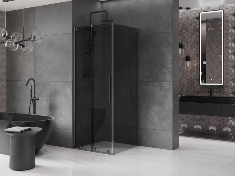 Kabina prysznicowa Mexen Velar rozsuwana 90 x 90 cm grafit gun metal 1 szt.