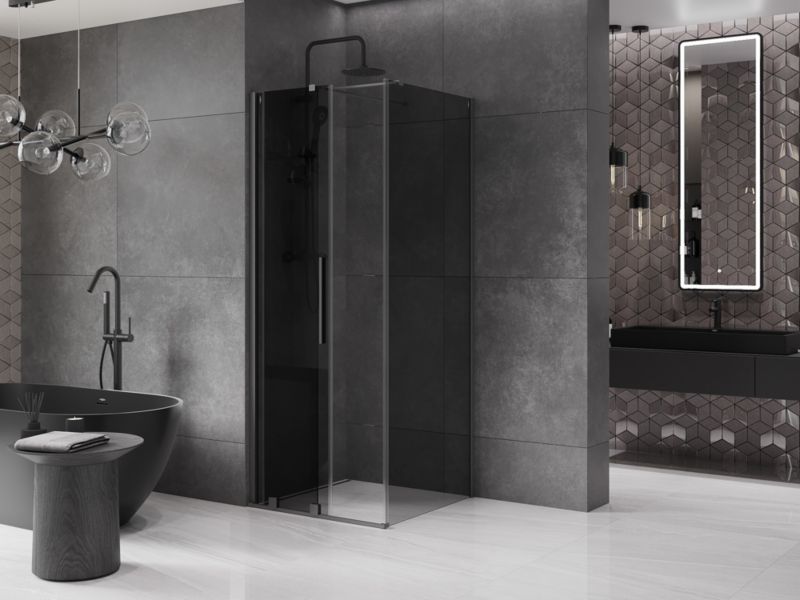 Kabina prysznicowa Mexen Velar rozsuwana 90 x 90 cm grafit gun metal 1 szt.