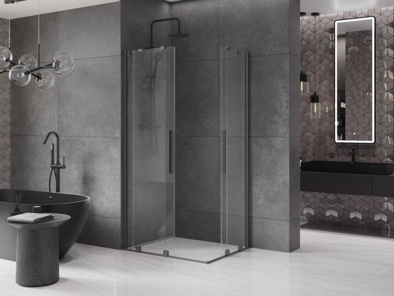 Kabina prysznicowa Mexen Velar transparent gun metal 1 szt.