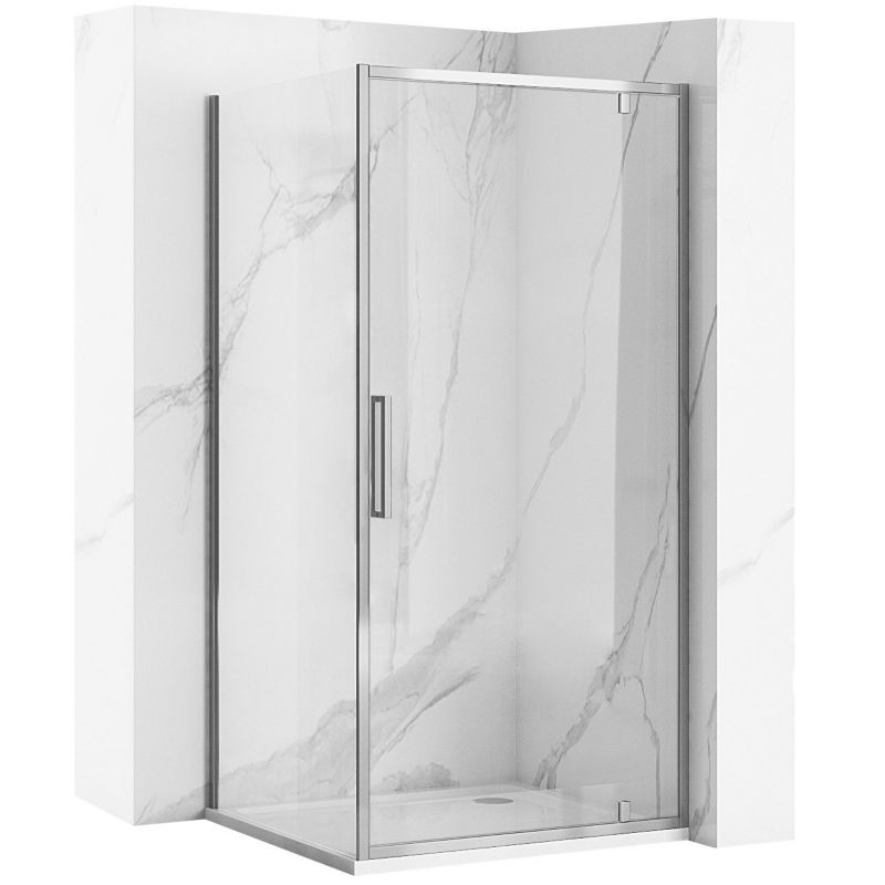 Kabina Prysznicowa Narożna Rea Rapid Swing 100X100X195Cm Chrom 1 Szt