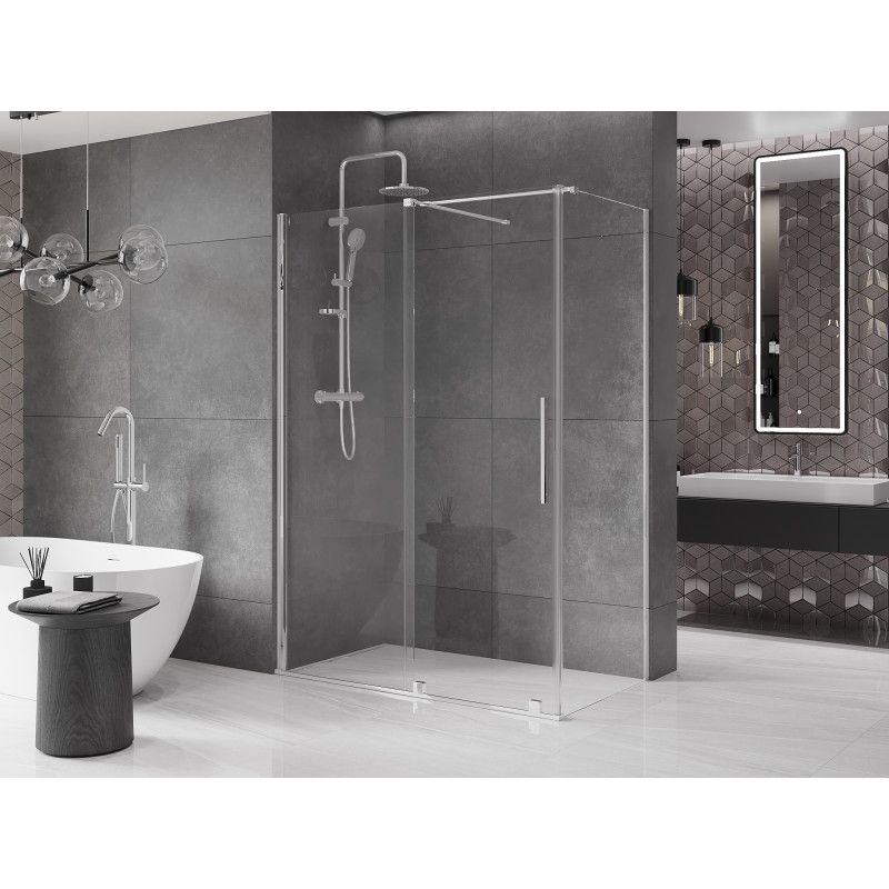 Kabina prysznicowa prostokątna Mexen Velar chrom transparent  871-160-070-01-01 1 szt.