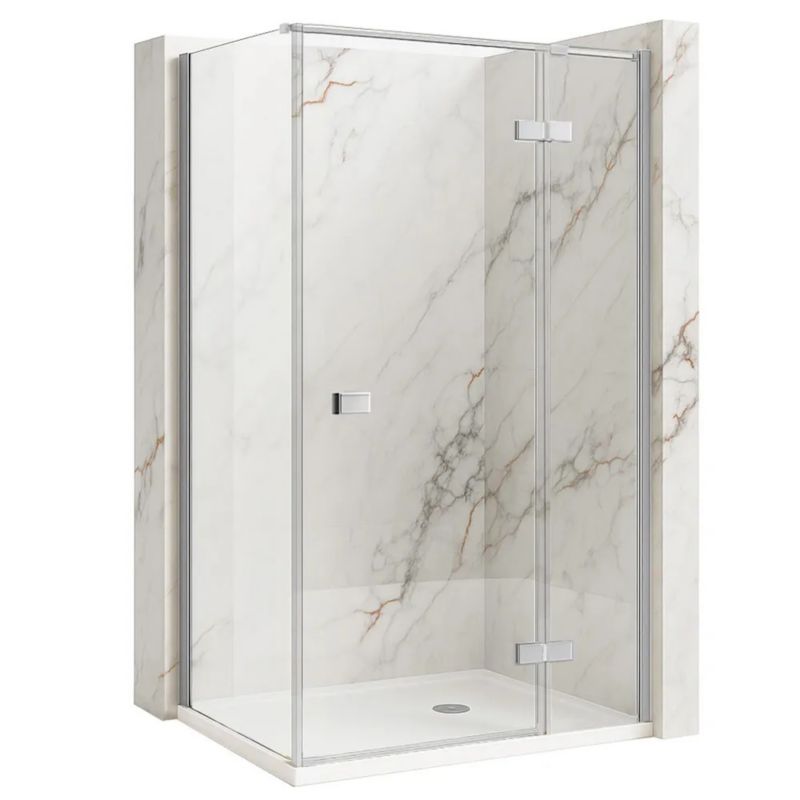 Sprchová kabina Rea Atlas 80x90 Chrome levá, 1 ks.
