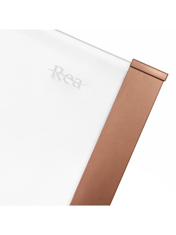 Rea Solar Brush Copper sprchová kabina 100x80 obdélníkové dveře 1 ks.