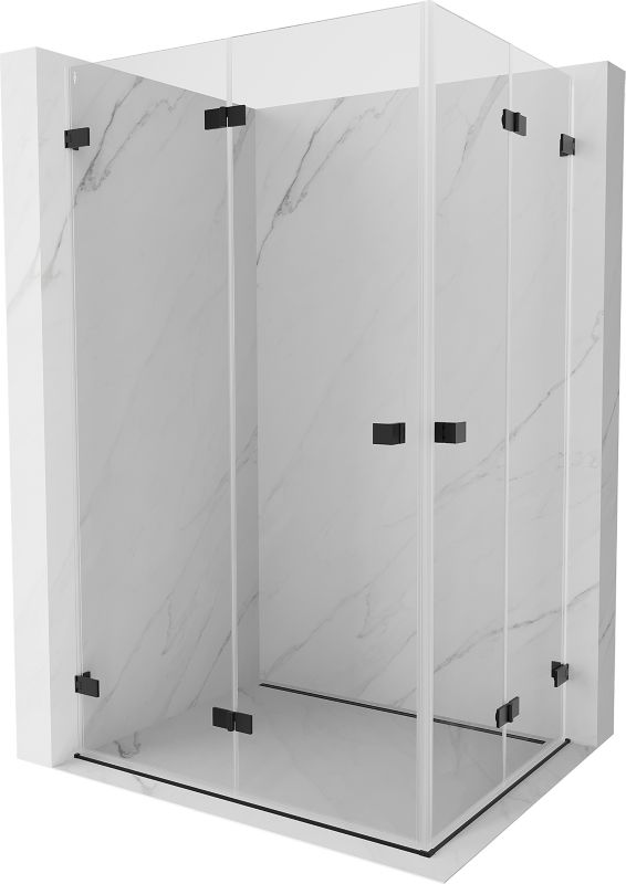 Kabina prysznicowa składana Mexen Lunar-F czarna 100x90 cm 836-100L-090P-70-00 1 szt.