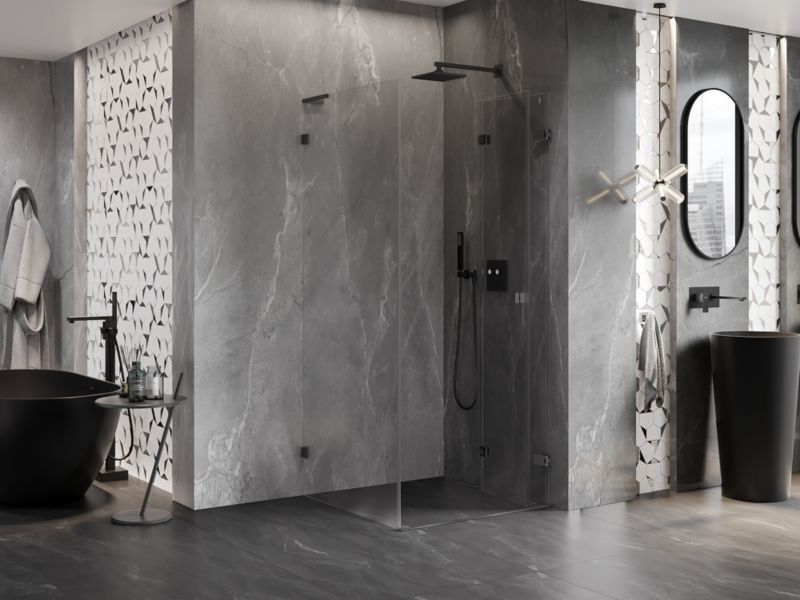 Kabina prysznicowa składana Mexen Lunar-F L gun metal 100x100 1 szt.