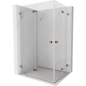 Kabina prysznicowa składana Mexen Lunar-F różowe złoto 95x80 cm 836-095L-080P-60-00 1 szt.