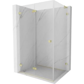 Kabina prysznicowa składana Mexen Lunar-F złota 100x70 cm 836L-100-070-55-00-L 1 szt.
