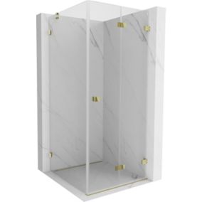 Kabina prysznicowa składana Mexen Lunar-F złota 80x80 cm 836-080-080-50-00-P 1 szt.