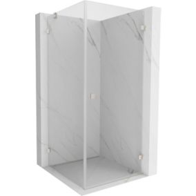 Kabina prysznicowa uchylna Mexen Lunar-B transparent 100x100 cm 1 szt.