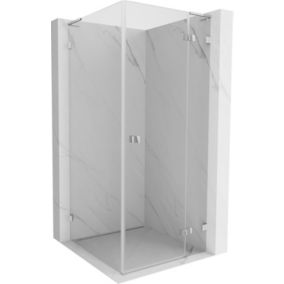 Kabina prysznicowa uchylna Mexen Lunar L chrom transparent 834L-080-080-01-00-P 1 szt.