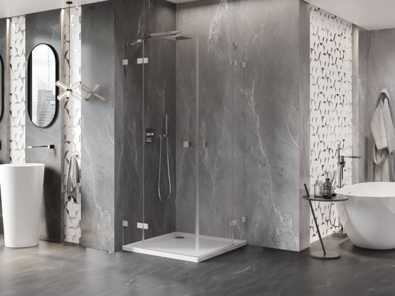 Kabina prysznicowa uchylna Mexen Lunar transparent 834-110L-110P-97-00 1 szt.