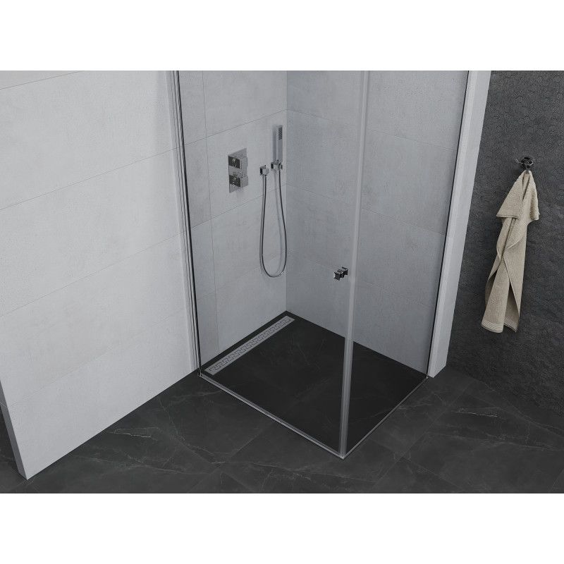 Kabina prysznicowa uchylna Mexen Pretoria chrom transparent 1 szt.