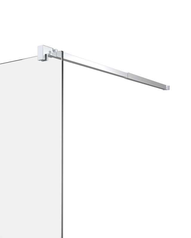 Kabina prysznicowa walk-in GoodHome Beloya 100 cm chrom/transparentna