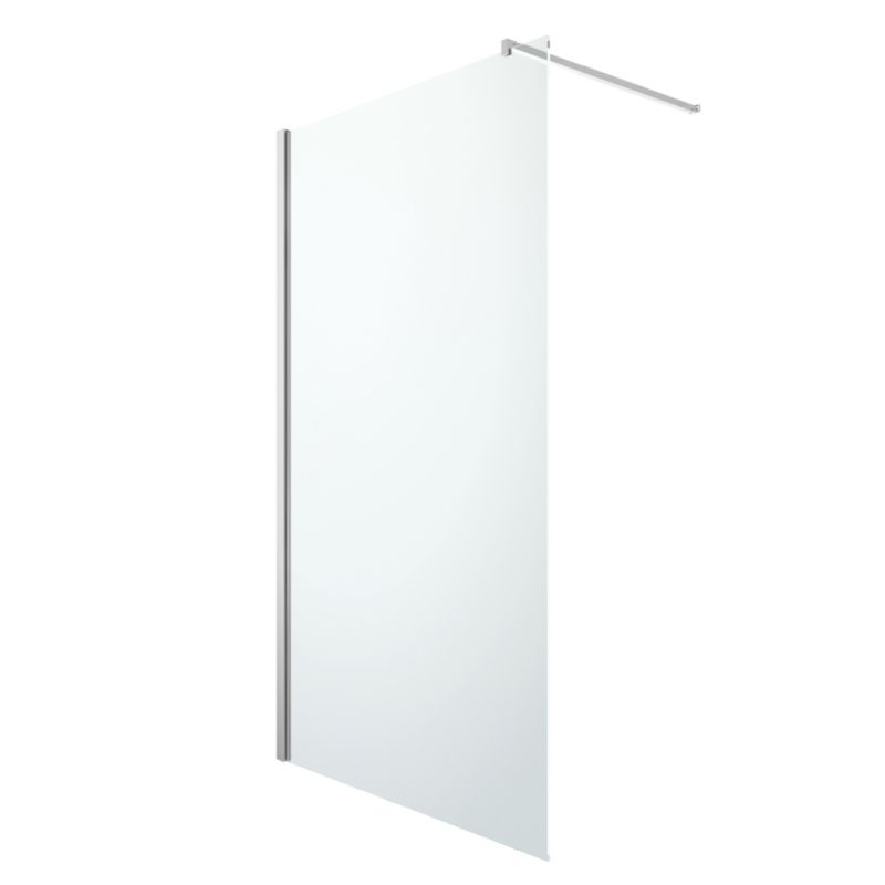 Kabina prysznicowa walk-in GoodHome Beloya 120 cm chrom/transparentna