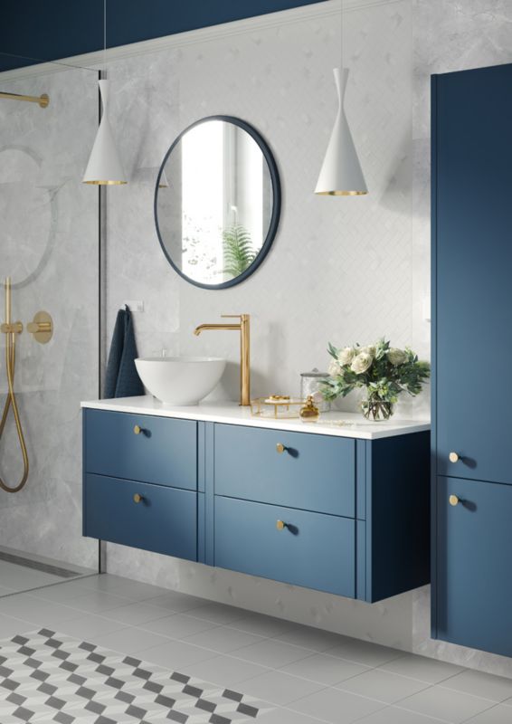 Kabina prysznicowa walk-in GoodHome Beloya 120 cm chrom/transparentna