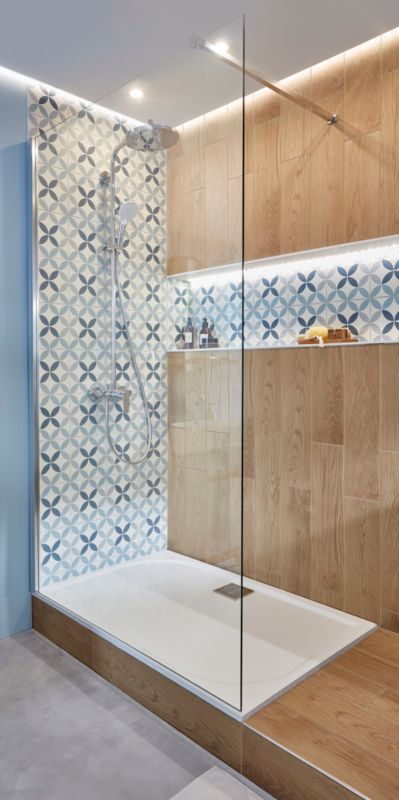 Kabina prysznicowa walk-in GoodHome Beloya 120 cm chrom/transparentna