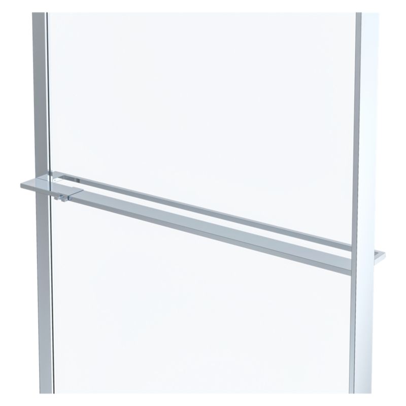 Kabina prysznicowa walk-in GoodHome Evanna 140 cm z półką chrom/transparentna