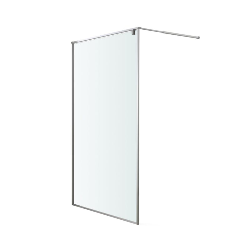 Kabina prysznicowa walk-in GoodHome Ezili 100 cm chrom/transparentna