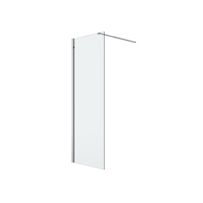 Kabina prysznicowa walk-in GoodHome Ledava 70 cm chrom/transparentna