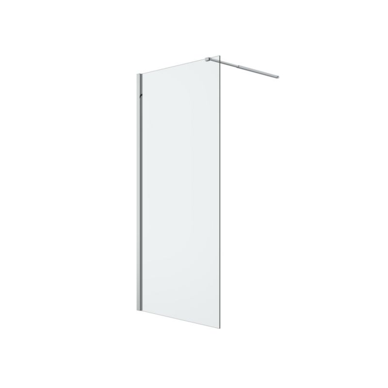 Kabina prysznicowa walk-in GoodHome Ledava 90 cm chrom/transparentna