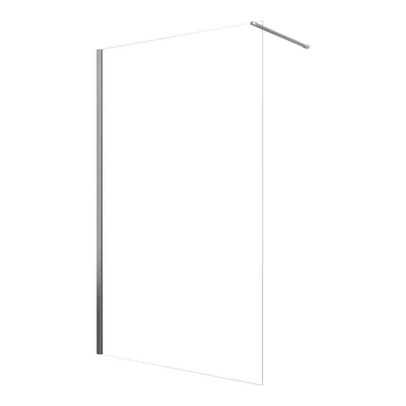 Kabina prysznicowa walk-in GoodHome Maza 90 cm chrom/transparentna