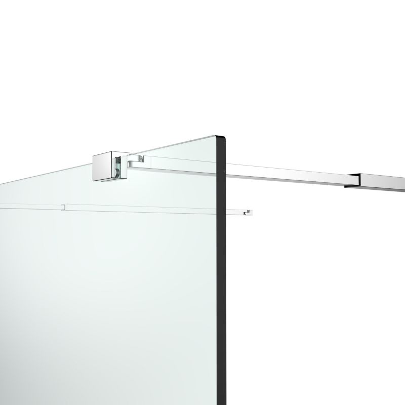 GoodHome Ledava otevřený sprchový kout 120 cm chrom/transparent.