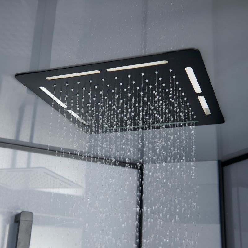 Kabina prysznicowa z hydromasażem GoodHome Beloya 90 cm półokrągła